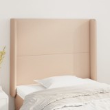 Gossi tablie pat cu aripioare cappuccino 93x16x118/128 cm piele eco