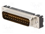 Conector D-Sub 25 pini tată drept THT pentru PCB HARTING UNC 4-40