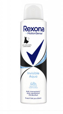 Deodorant antiperspirant spray Rexona Invisible Aqua, 150 ml foto