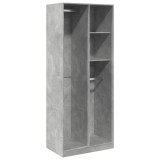 Cumpara ieftin Sifonier, gri beton, 80x50x200 cm, lemn prelucrat