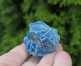 MINERAL, &quot;TRANDAFIR DE DEȘERT&quot; MIC, VOPSIT ALBASTRU INTENS