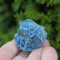MINERAL, &quot;TRANDAFIR DE DEȘERT&quot; MIC, VOPSIT ALBASTRU INTENS