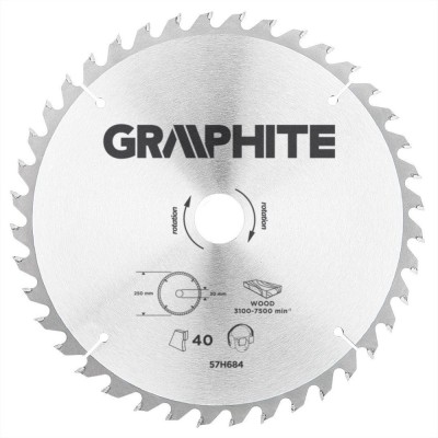 Disc pt circular 250x30mm , 40 dinti 57H684 foto
