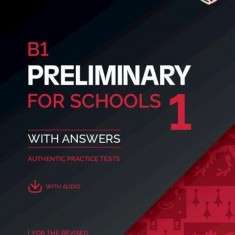 B1 Preliminary for Schools 1 for the revised 2020 exam with answers and with audio - Paperback brosat - *** - Cambridge