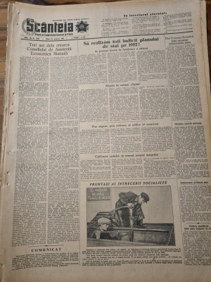 scanteia 25 ianuarie 1952-art. cobadin si regiunea botosani foto