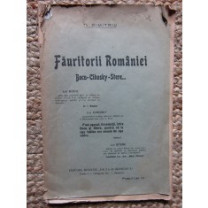 FAURITORII ROMANIEI. BOCU, CIHOSKY, STERE.... - N. DIMITRIU