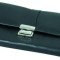 Portmoneu din piele Nappa culoare neagra, 5 compatimente