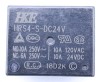 Releu PCB 24VDC 10A 250VAC HRS4-S DC24V Multicomp, 1 Circuit, Frigidere