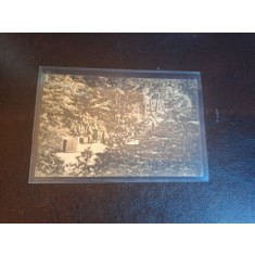 Carte postala alb negru , Baile Slanic Moldova , Izvorul nr.3 - Circulata