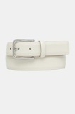 BOSS curea de piele culoarea bej, 50536998