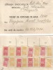 Romania, Uniunea Sindicatelor din Invatamant, Tichet de cotizare, Turnu Magurele, 1950