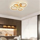 Lustra LED cu Telecomanda Evelyn 44W Dimabila Alb Auriu, Alessandro DESIGN