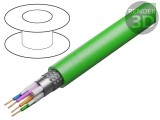 Cablu HMC-BUS Cu PVC Verde 2x2x0.22mm