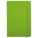 Agenda A5 verde cu coperti rigide si elastic