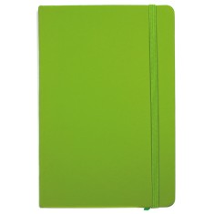 Agenda A5 verde cu coperti rigide si elastic