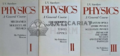 Physics. A General Course Vol. 1-3 - 1989 - I.V. Savelyev (K195) foto