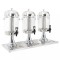 Dozator triplu de suc, oțel inoxidabil, 3 x 8 L