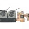 Set coolere Laptop Gaming, Acer, Nitro 5 AN517-51, pentru placa video GTX 1650, 24Q59N2001, 24.Q59N2.001, AT2K1002, DFS531005PL0T FL78, DFS561405PL0T