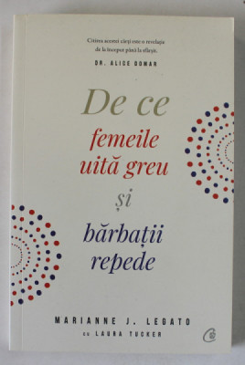 DE CE FEMEILE UITA GREU SI BARBATII REPEDE , EDITIA A III - A de MARIANNE J. LEGATO cu LAURA TUCKER , 2020 foto