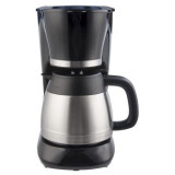 Filtru de cafea Studio Casa, CM1019 Savor Thermo, 800 W, 1 l, Vas cafea inox, Negru/ Inox