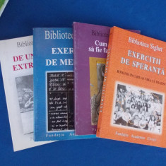 BIBLIOTECA SIGHET * LOT 4 CARTI , EDITOR ROMULUS RUSAN , 1999 / 2001 #