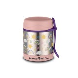 Caserola inox Nava We care 350 ml Sunshine Pink,