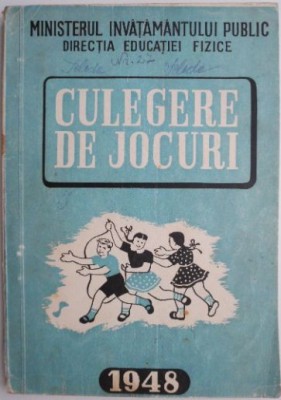 Culegere de jocuri (coperta putin uzata) foto