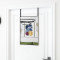 vidaXL Oglindă pentru ușă, negru, 40x60 cm, sticlă și aluminiu