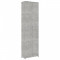 Șifonier de hol, gri beton, 55x25x189 cm, PAL