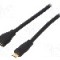 Cablu port micro USB B, USB B micro mufa, USB 2.0, lungime 2m, negru, LOGILINK - CU0123