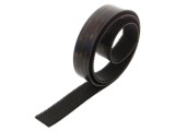 Bandă arici acril neagră 25mm x 1m