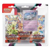 Set 31 carti de joc, Pokemon, Scarlet &amp; Violet Obsidian Flames Blister, SV03