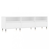 Cumpara ieftin Comoda TV, alb, 150x30x44,5 cm, lemn prelucrat