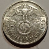 Germania Nazista 5 reichsmark 1936 A argint
