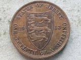 JERSEY-1/12 SHILLINGS 1913, Europa, Bronz