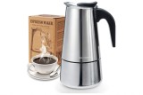 Espressor Godmorn, otel inoxidabil 430, 450 ml, potrivit pentru plita cu inductie - RESIGILAT