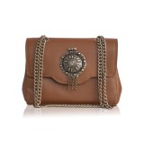 Cumpara ieftin Poseta Piele Naturala Estella Tabac, 19x25x10 cm, Handmade Grecia, Geanta de Umar Dama, Accesorii Moda