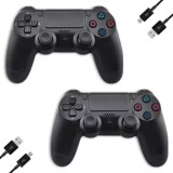 Set 2 controlere wireless LuckyLu, vibratii intense, negru