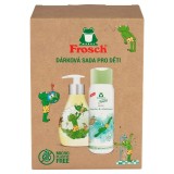 S&uacute;prava darčekov&aacute; Frosch, sprchov&yacute; g&eacute;l a &scaron;amp&oacute;n, detsk&aacute;, 2x 300 ml