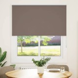 vidaXL Jaluzea cu role opace cafea 125x130 cm lățime material 121,6 cm