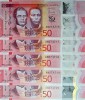 50 Dollars Jamaica UNC Consecutive