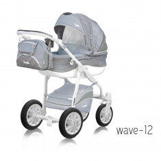 Carucior 2 in 1 BabyActive Wave CBAW1GG, Gri foto