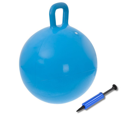 Set Minge gonflabila cu maner pentru copii, PVC, 45 cm si Pompa de mana, Maxim foto