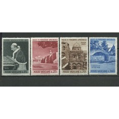 Vatican 1964 - pelerinajul papei Paul VI, serie neuzata