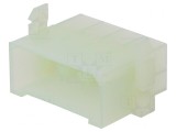 Carcase terminale tată conectori 6,3mm cu clichet