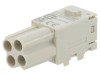 Conector Mama HDC HARTING Han-Modular Domino, 4 PIN, 1 Modul