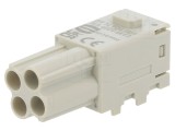 Conector Mamă HDC Han-Modular Domino 4 PIN 1 Modul