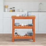 Cumpara ieftin Banc de lucru Maro ceruit 78.5 x 50 x 80 cm Lemn masiv de pin