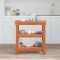 vidaXL Banc de lucru Maro ceruit 78.5 x 50 x 80 cm Lemn masiv de pin 865374