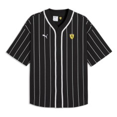 Ferrari cămașă de bărbați baseball black and white F1 Team 2026 - S